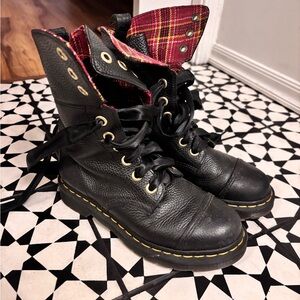 Dr. Martens Triumph Black Combat Boot
